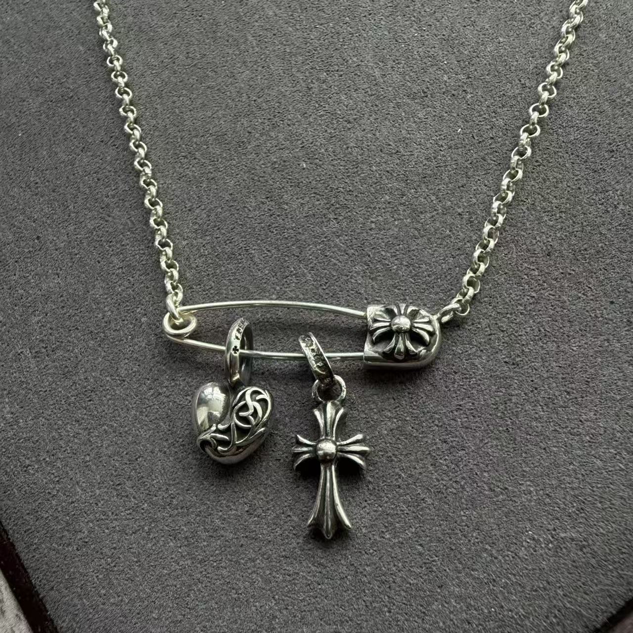 925 Sterling Silver Chain Necklace Men - Collar de plata de ley 925