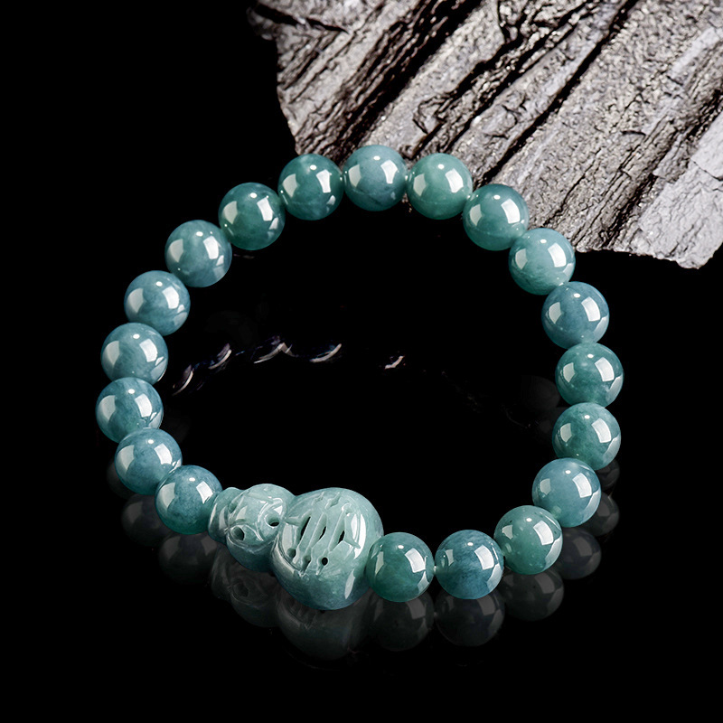 Bracelets - Pulsera de calabaza de jadeíta de