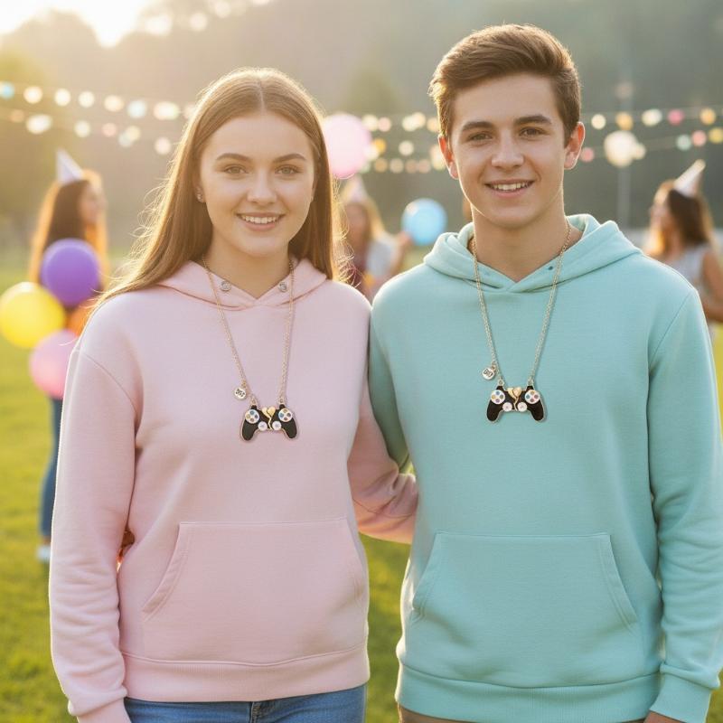 2 piezas de collar con colgant - Magnetic Couple Matching Necklaces reseña y precio