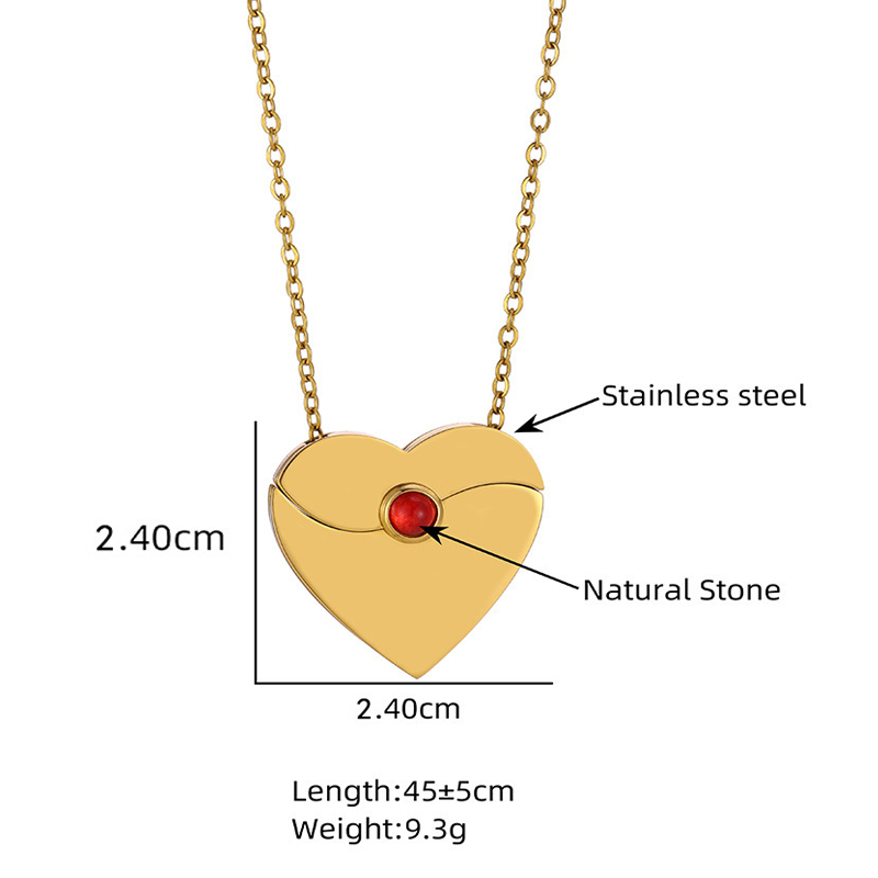 Collar con Colgante de Corazón - Heart Locket Necklace Photo reseña y precio