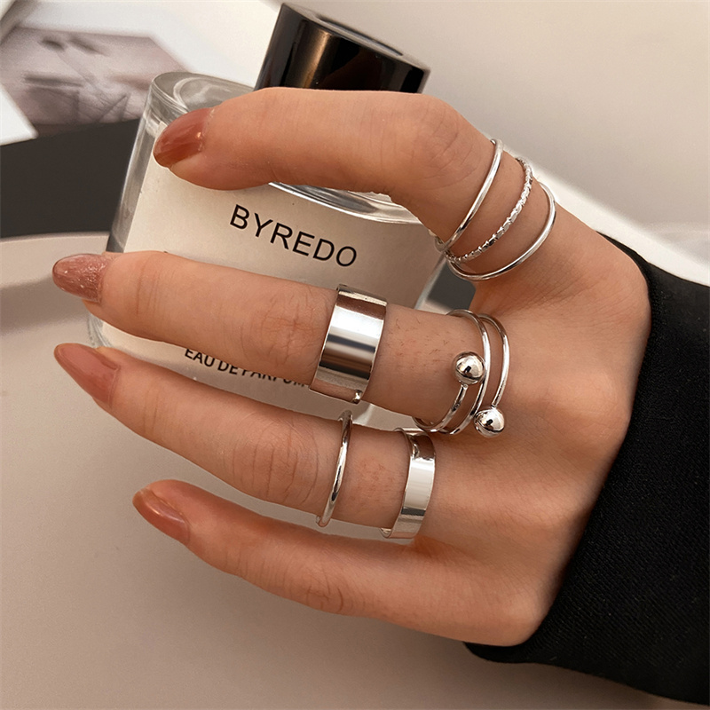 Conjunto de anillos Punk con c - Vintage Punk Knuckle Rings Set reseña y precio