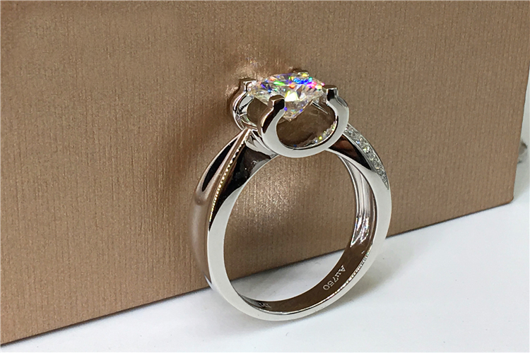 Anillo de compromiso personali - Moissanite Engagement Ring 1 Carat reseña y precio