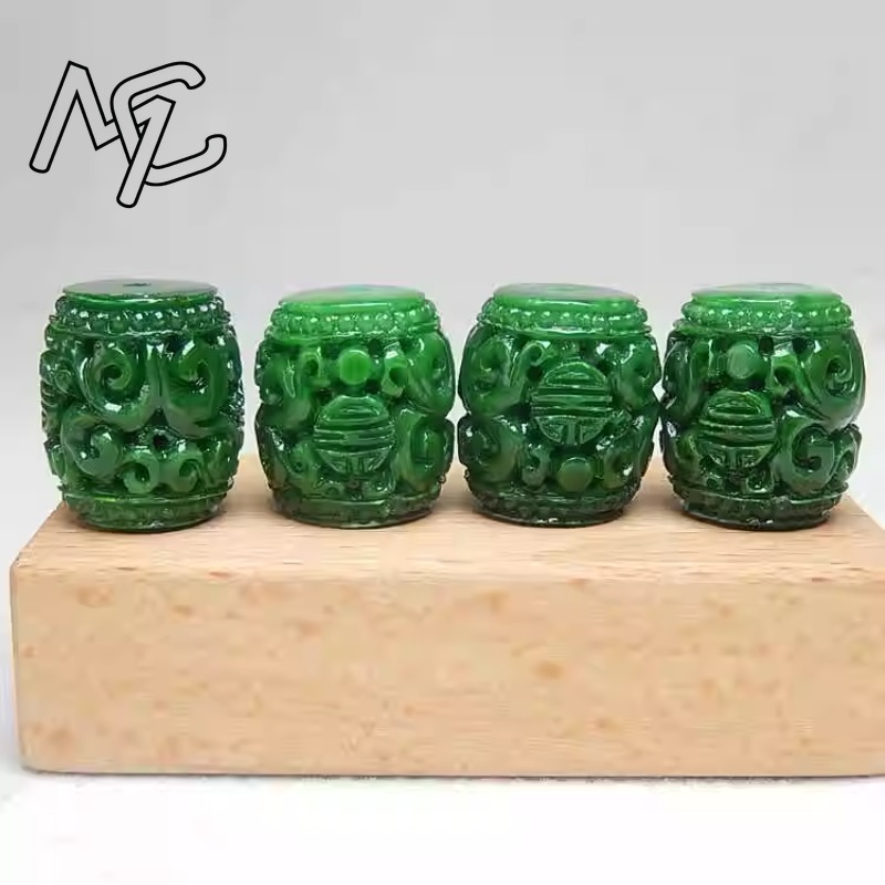 5 cuentas talladas de Jade VER - Bracelets reseña y precio