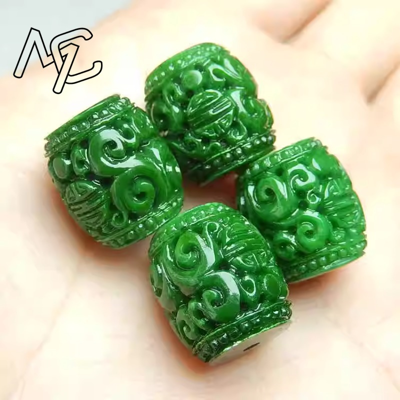 5 cuentas talladas de Jade VER - Bracelets reseña y precio