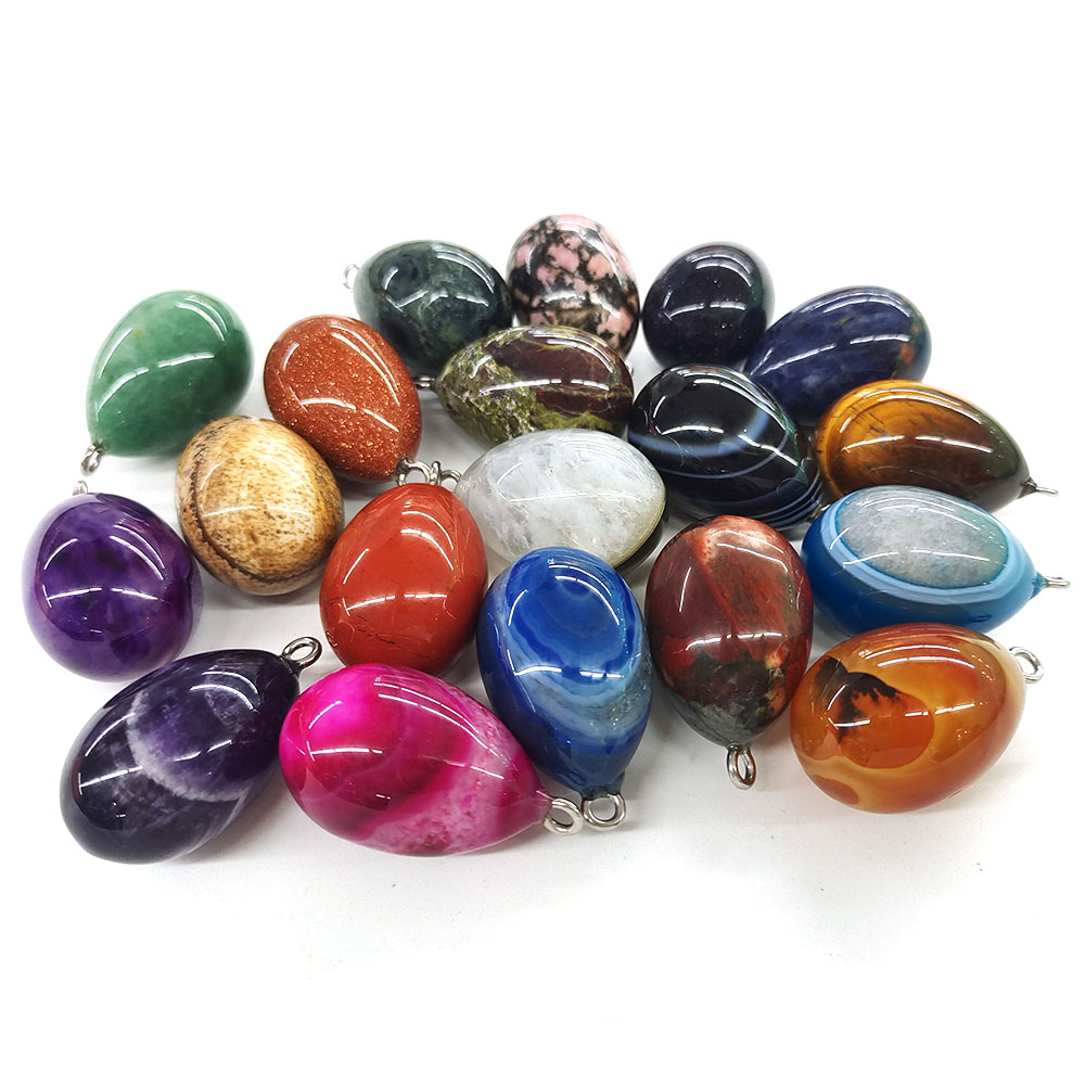 Colgante de piedra natural con - Crystal Pendant Necklace Natural Stone reseña y precio