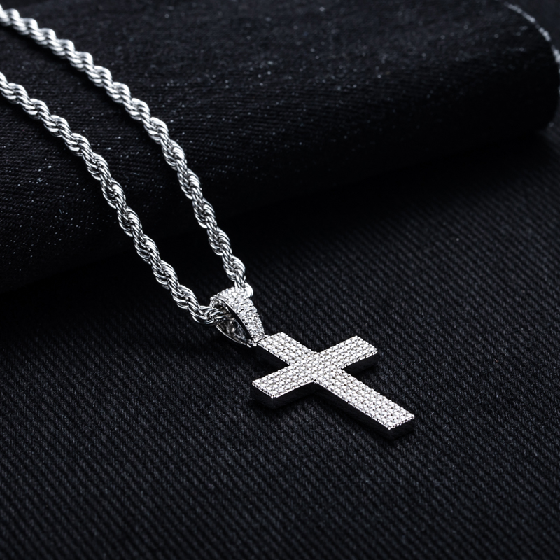 MossanRappr-Colgante de cruz o - 925 Sterling Silver Chain Necklace Men reseña y precio