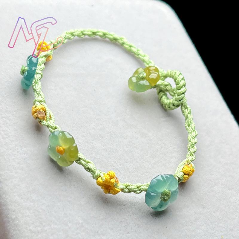 Pulsera de flores de jadeíta d - Bracelets reseña y precio
