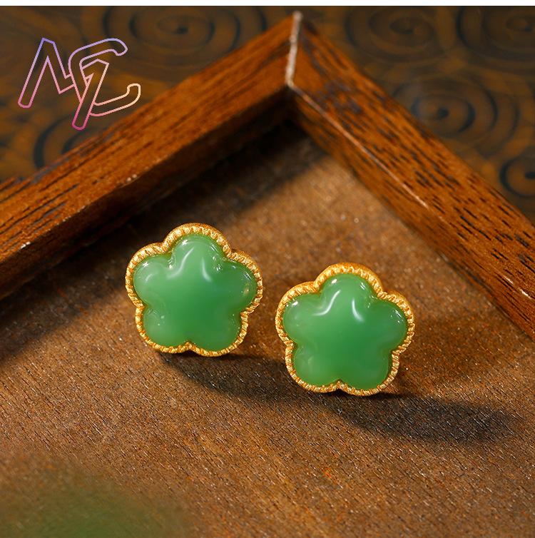 Pendientes de trébol de Jade N - Earrings reseña y precio