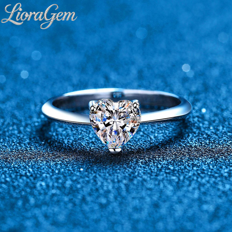 Anillo de Moissanita de 1 Quil - Moissanite Engagement Ring 1 Carat reseña y precio