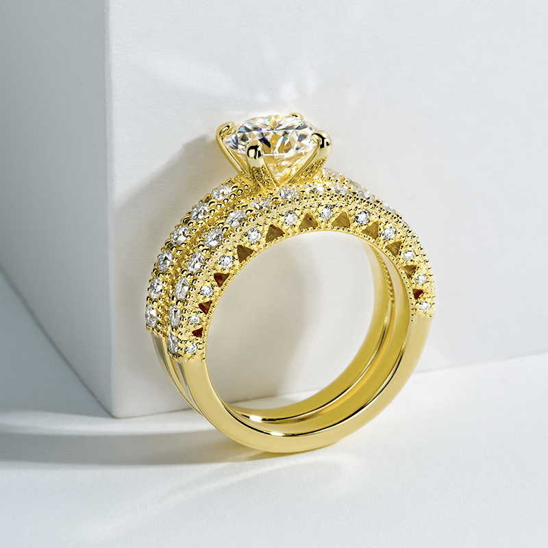 Anillo de compromiso para muje - Moissanite Engagement Ring 1 Carat reseña y precio