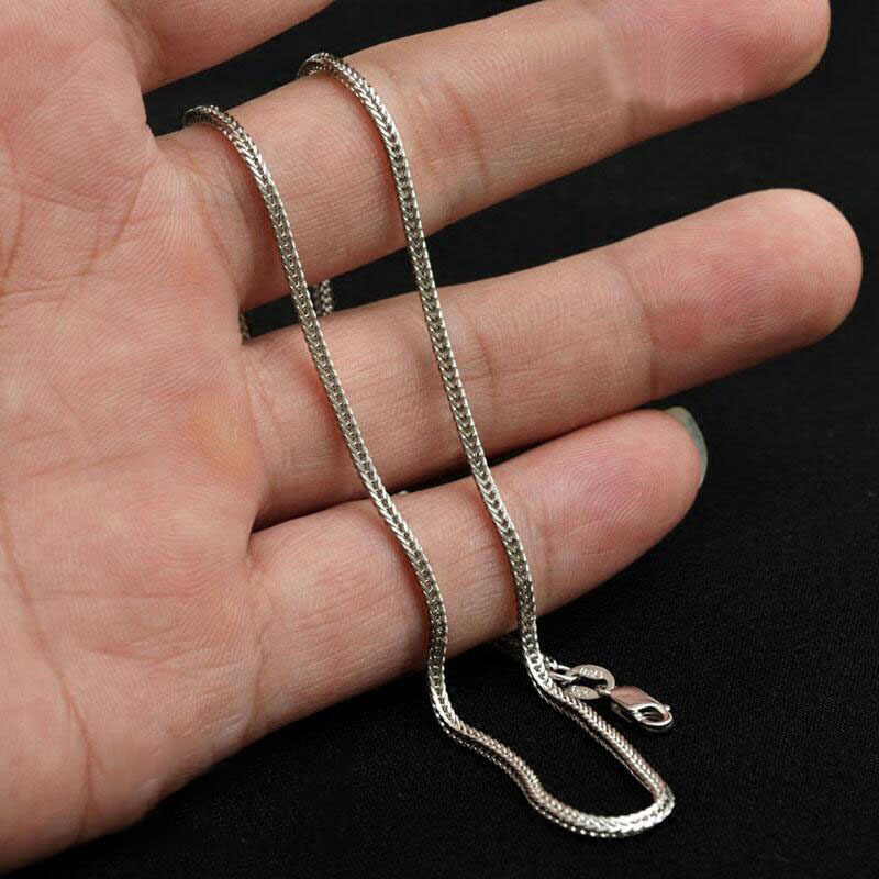 Collar de cadena Chopin de Pla - 925 Sterling Silver Chain Necklace Men reseña y precio
