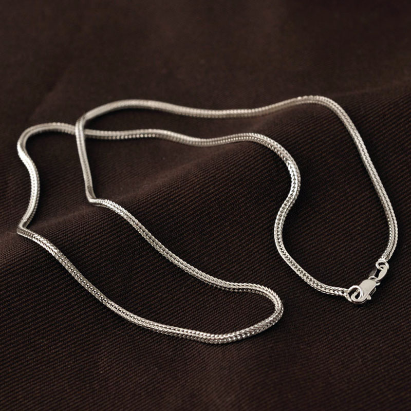Collar de cadena Chopin de Pla - 925 Sterling Silver Chain Necklace Men reseña y precio