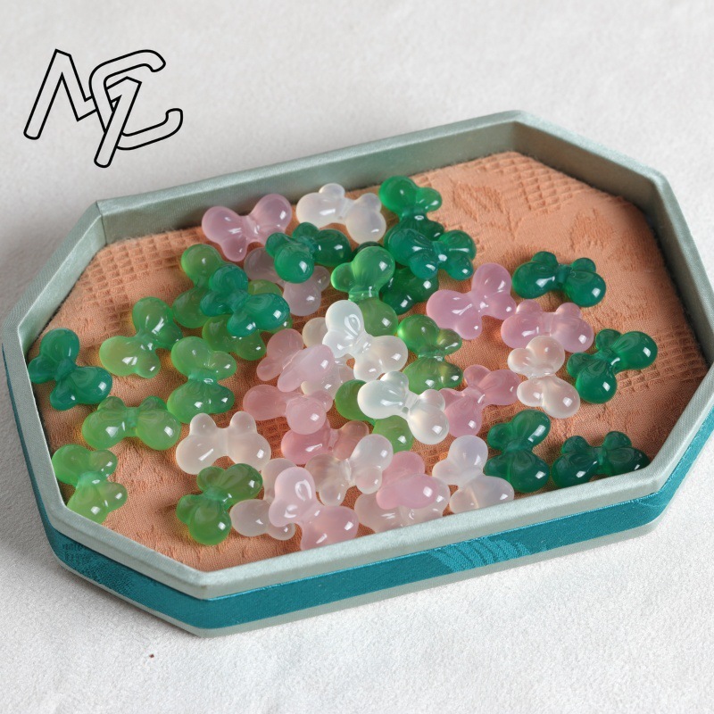 2 Piezas de Calcedonia Natural - Earrings reseña y precio