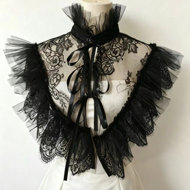 Cuello Falso de Encaje y Tul E - Necklaces reseña y precio