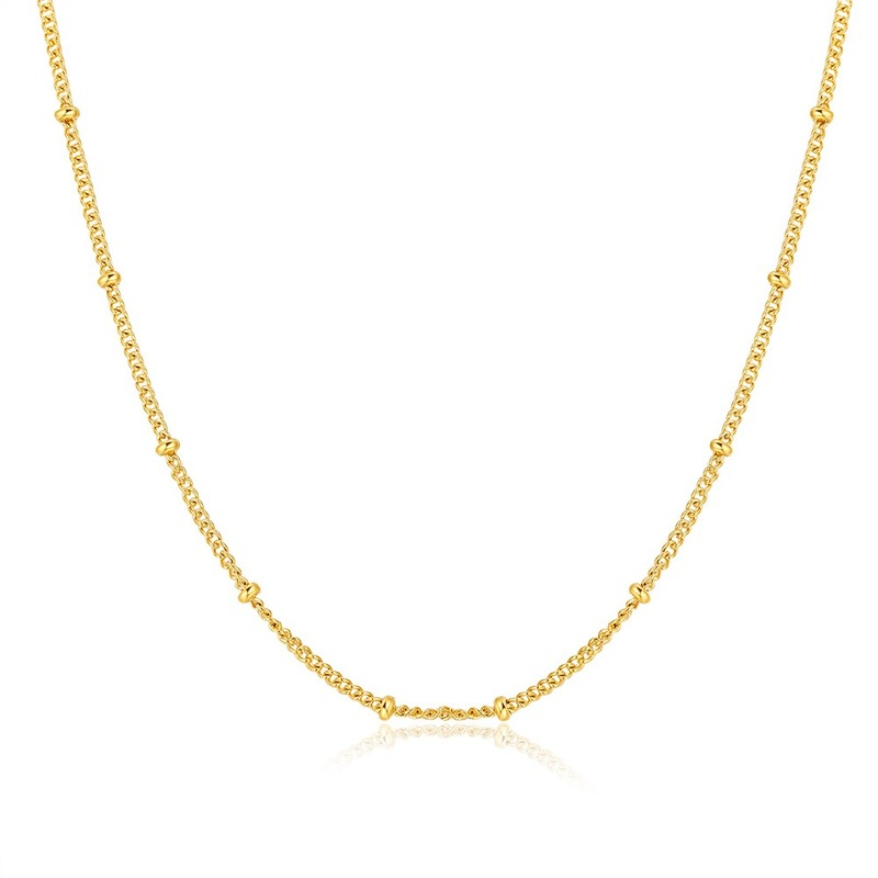 Collar de cadena de cuentas de - 925 Sterling Silver Chain Necklace Men reseña y precio