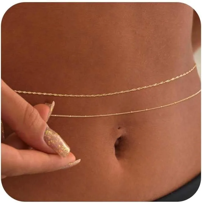 Cadena de cuentas de cintura a - Body Jewelry reseña y precio