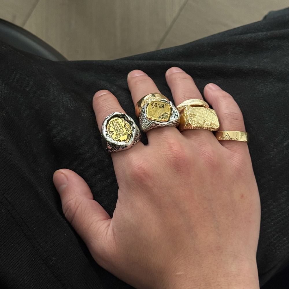 Juego de 6 anillos de dedo, di - Vintage Punk Knuckle Rings Set reseña y precio