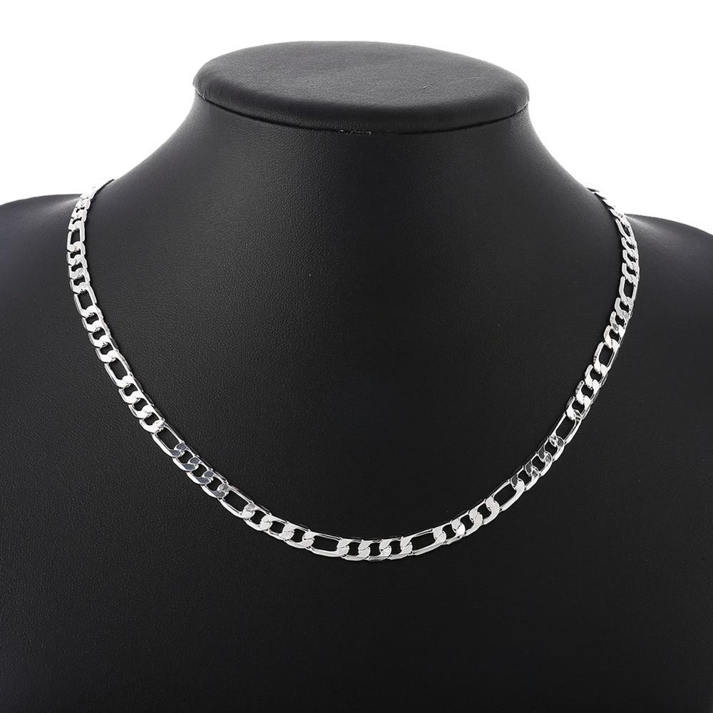 Collar de Plata de Ley 925 par - 925 Sterling Silver Chain Necklace Men reseña y precio