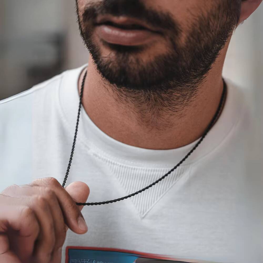 Collar largo de cuerdas para h - Cuban Link Chain 12Mm reseña y precio